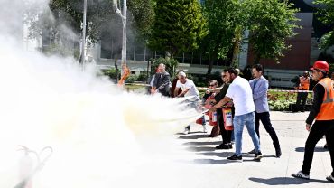 Muratpaşa’da yangın tatbikatı